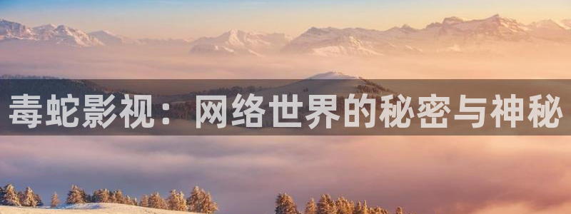 飘雪高清电影：毒蛇影视：网络世界的秘密与神秘